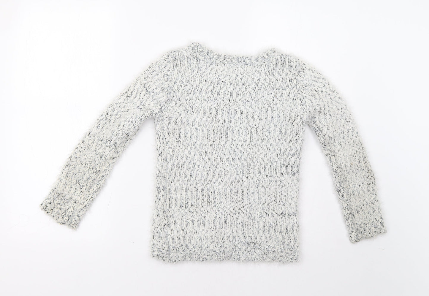 Primark Girls Grey   Pullover Jumper Size 7-8 Years