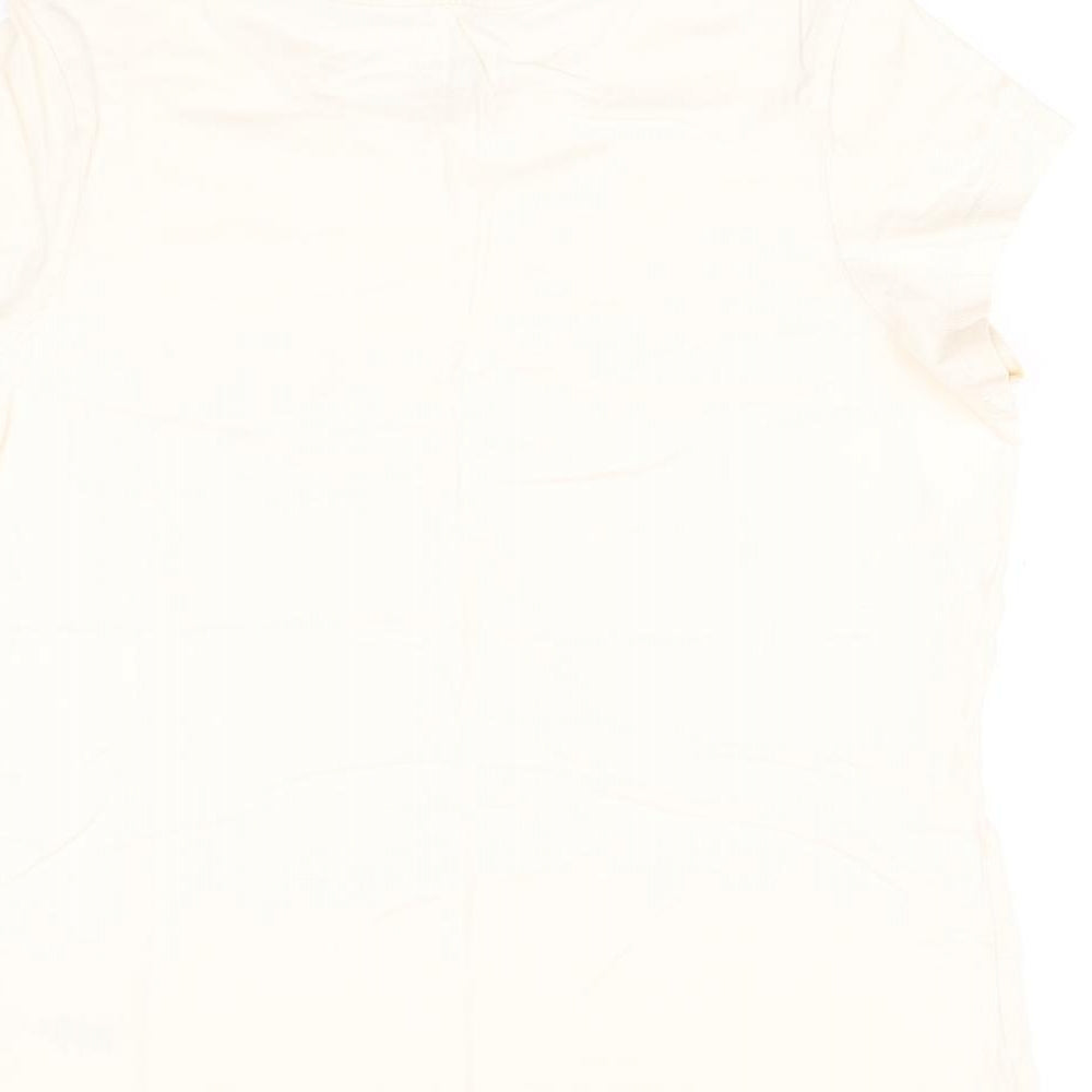 Nutmeg Womens Beige    Pyjama Top Size 12