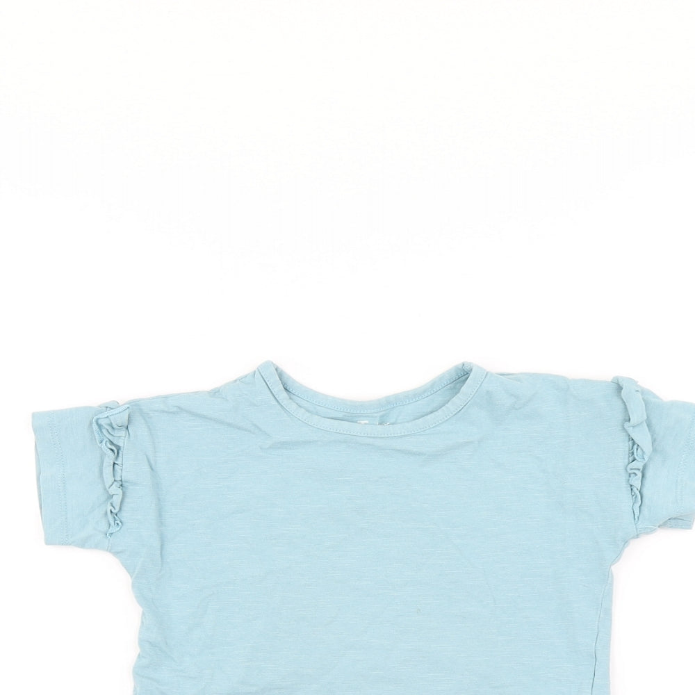 TU Girls Blue   Basic T-Shirt Size 3 Years