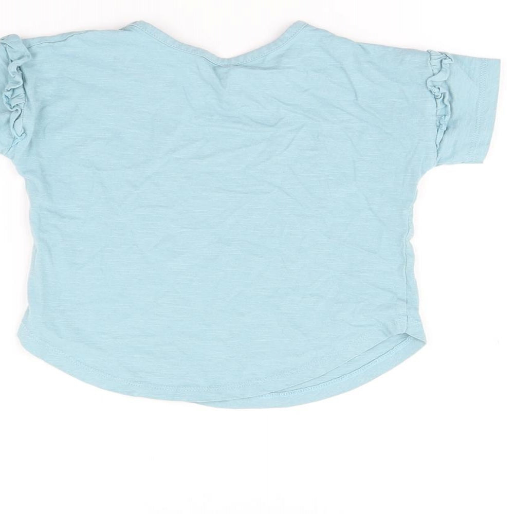 TU Girls Blue   Basic T-Shirt Size 3 Years