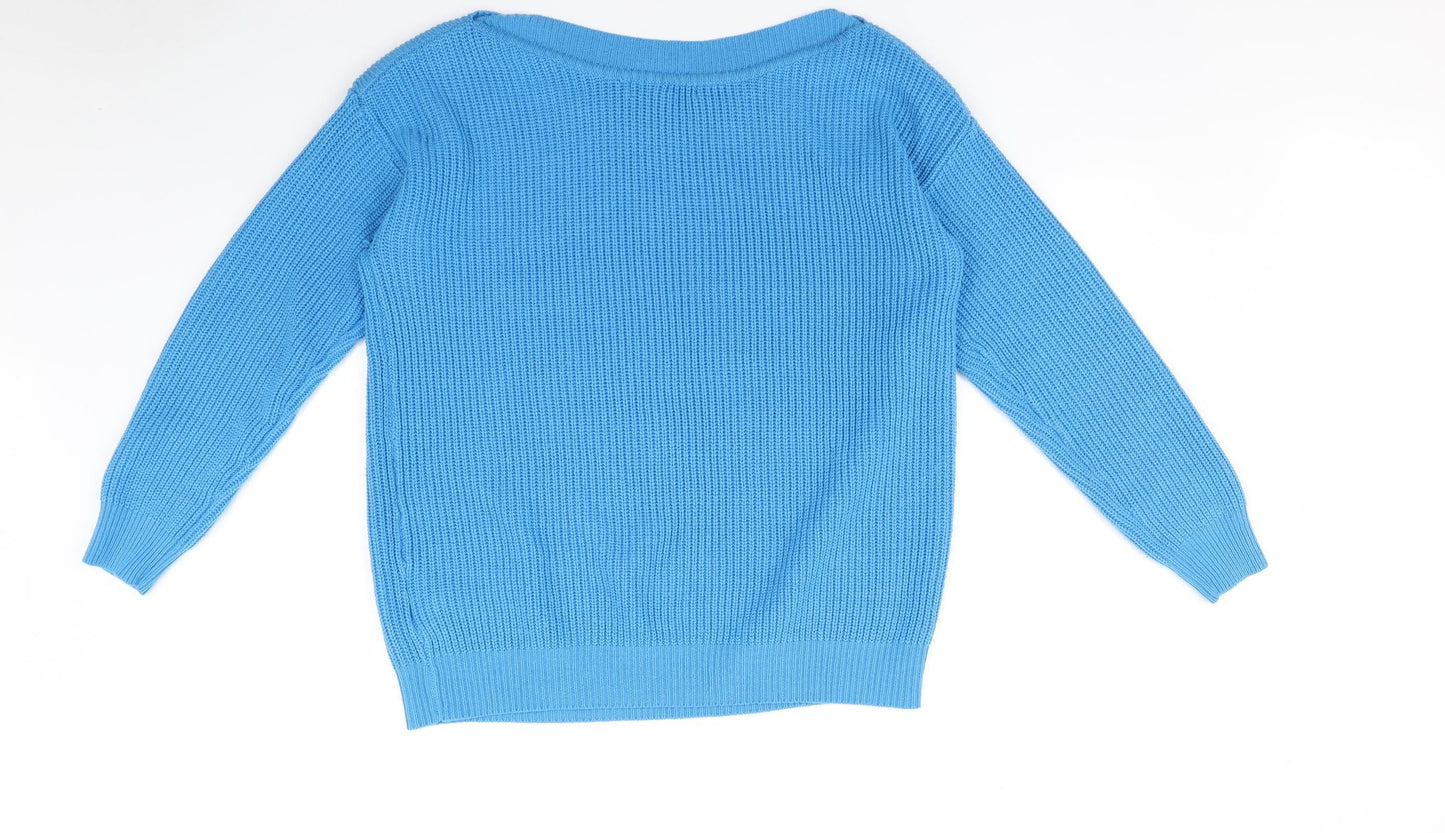 SimplyBe Womens Blue   Pullover Jumper Size S