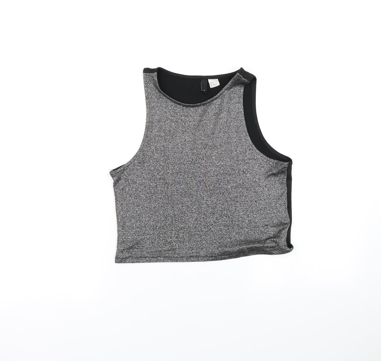 H&M Womens Grey   Camisole T-Shirt Size M