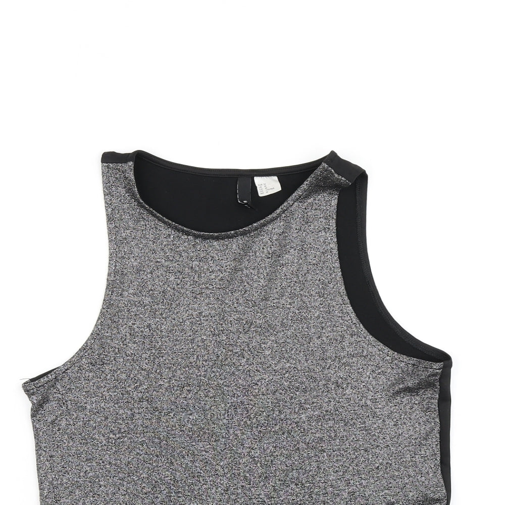 H&M Womens Grey   Camisole T-Shirt Size M