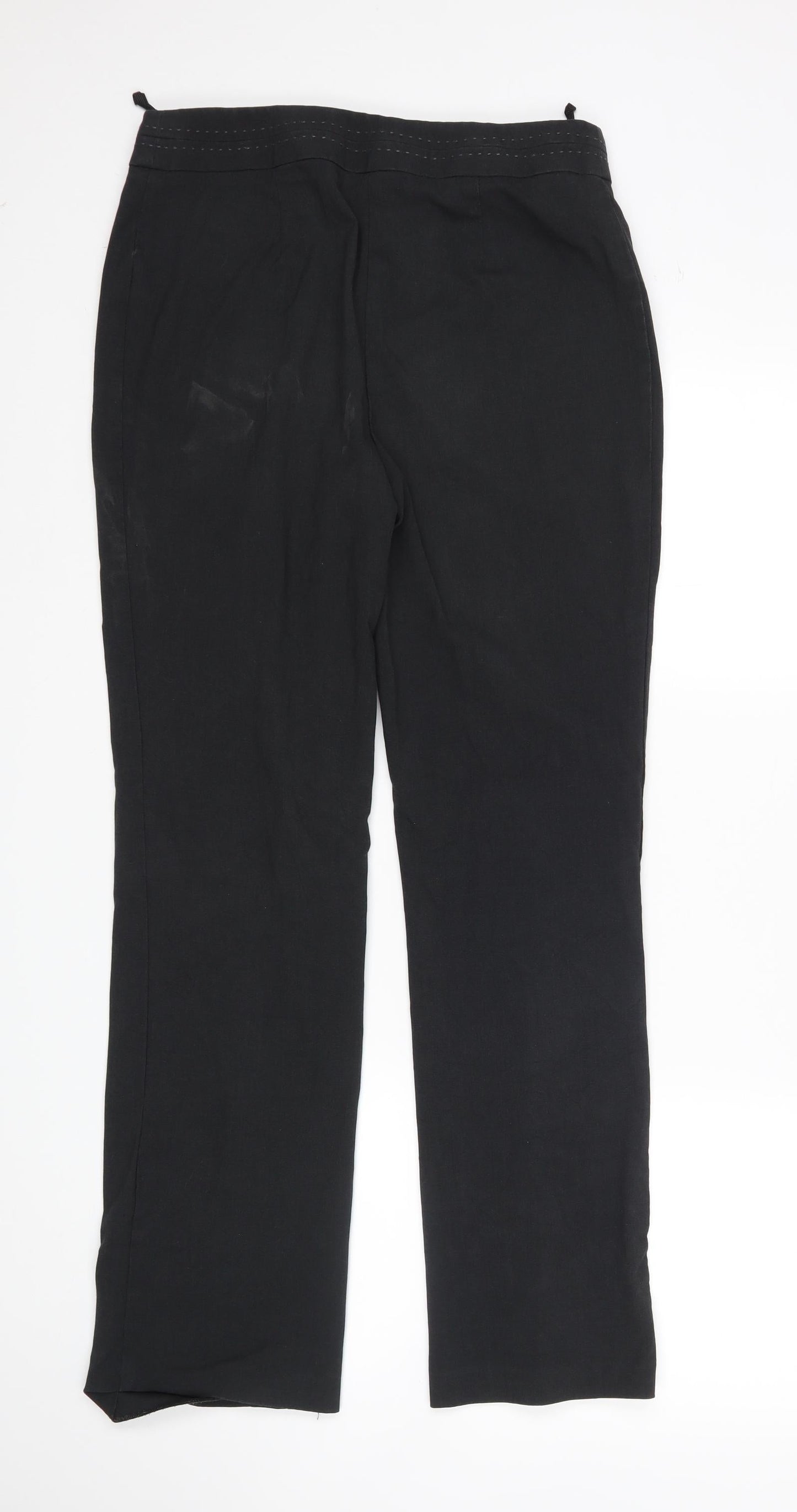 M&S Womens Grey   Trousers  Size 8 L30 in