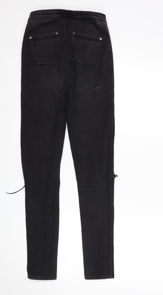 Denim Club Womens Black   Skinny Jeans Size 8 L27 in