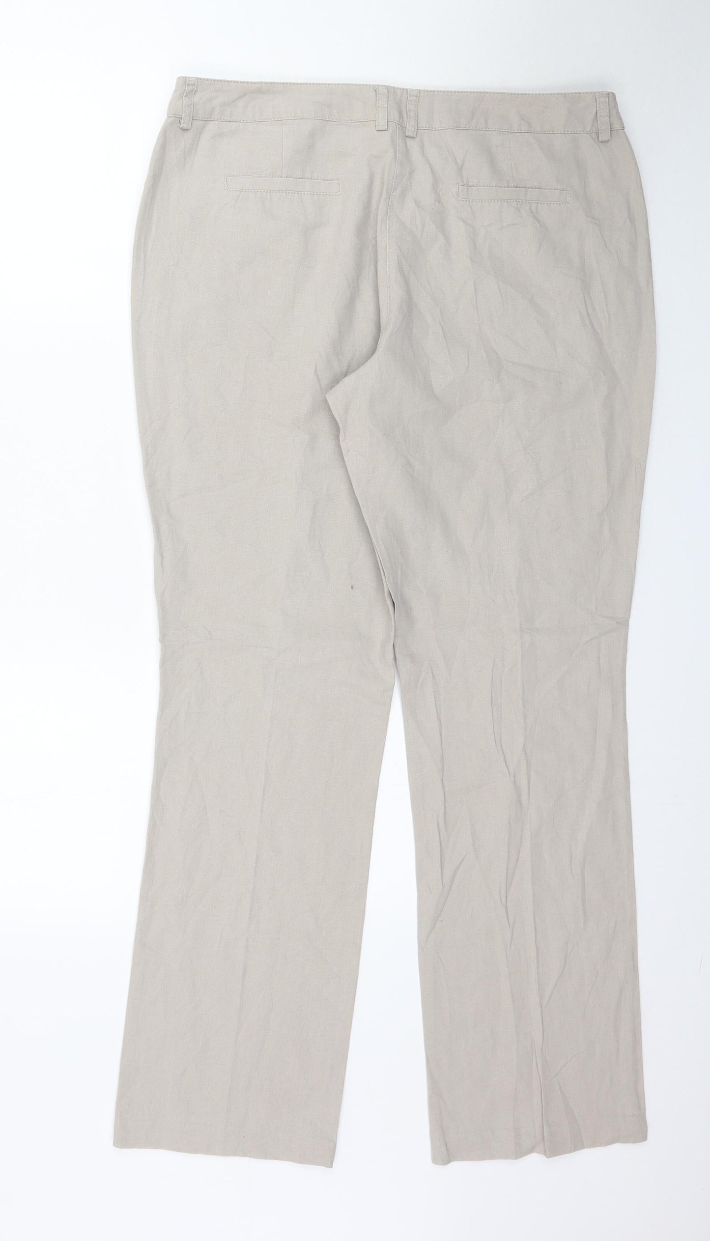 Preworn Womens Grey   Trousers  Size L L32 in