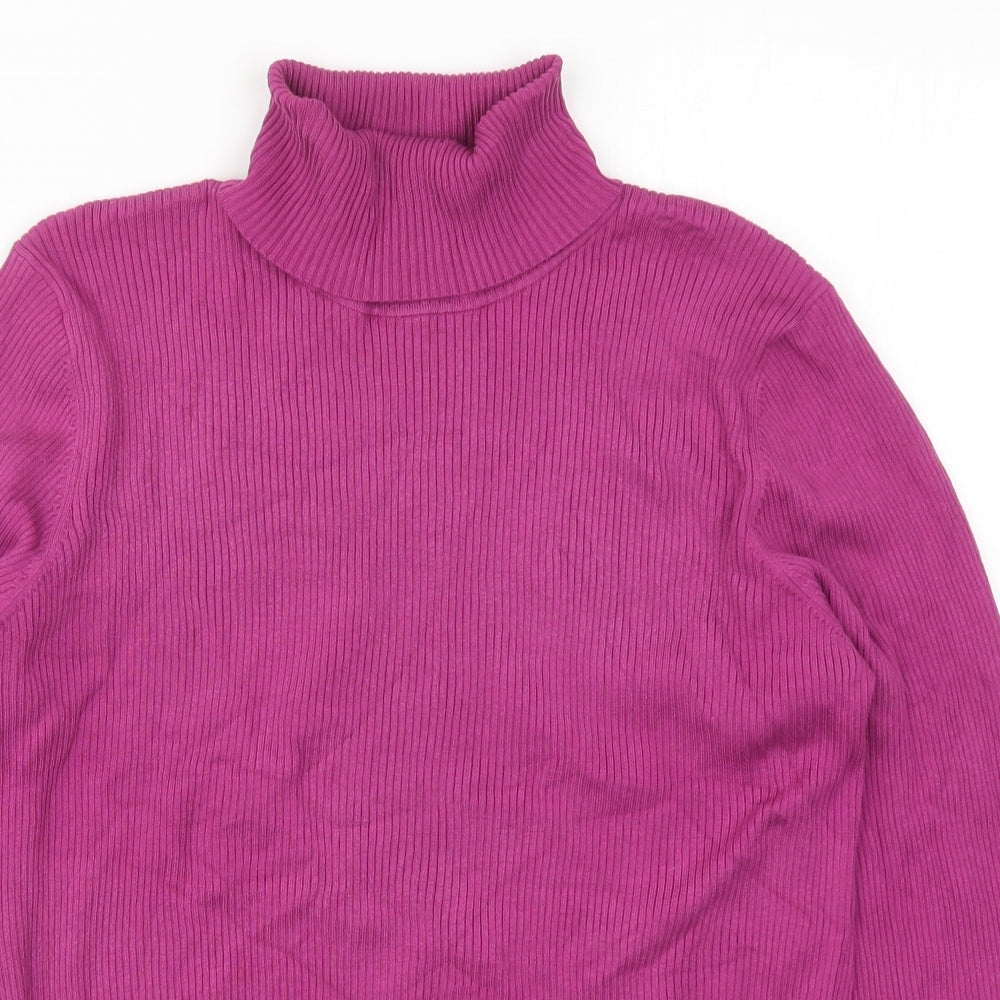 Preworn Womens Pink  Knit Pullover Jumper Size L