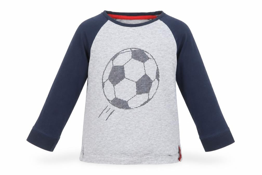 Mothercare Boys Grey Geometric  Babydoll Pyjama Top Size 18-24 Months