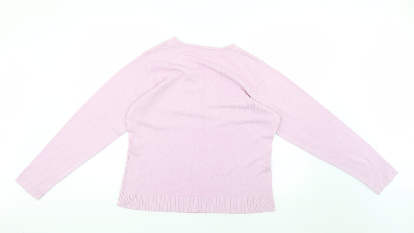 marianna Womens Purple   Pullover Jumper Size XL