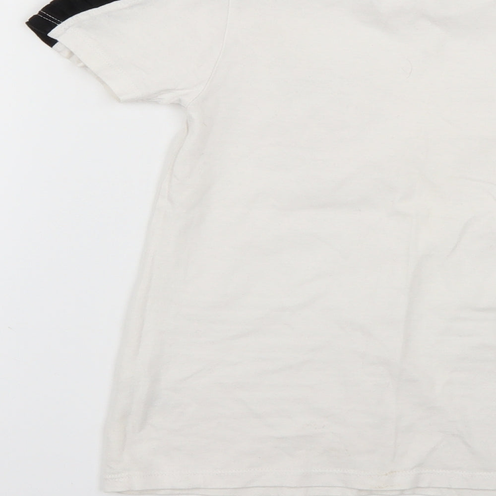 pep&co Boys White   Basic T-Shirt Size 7-8 Years