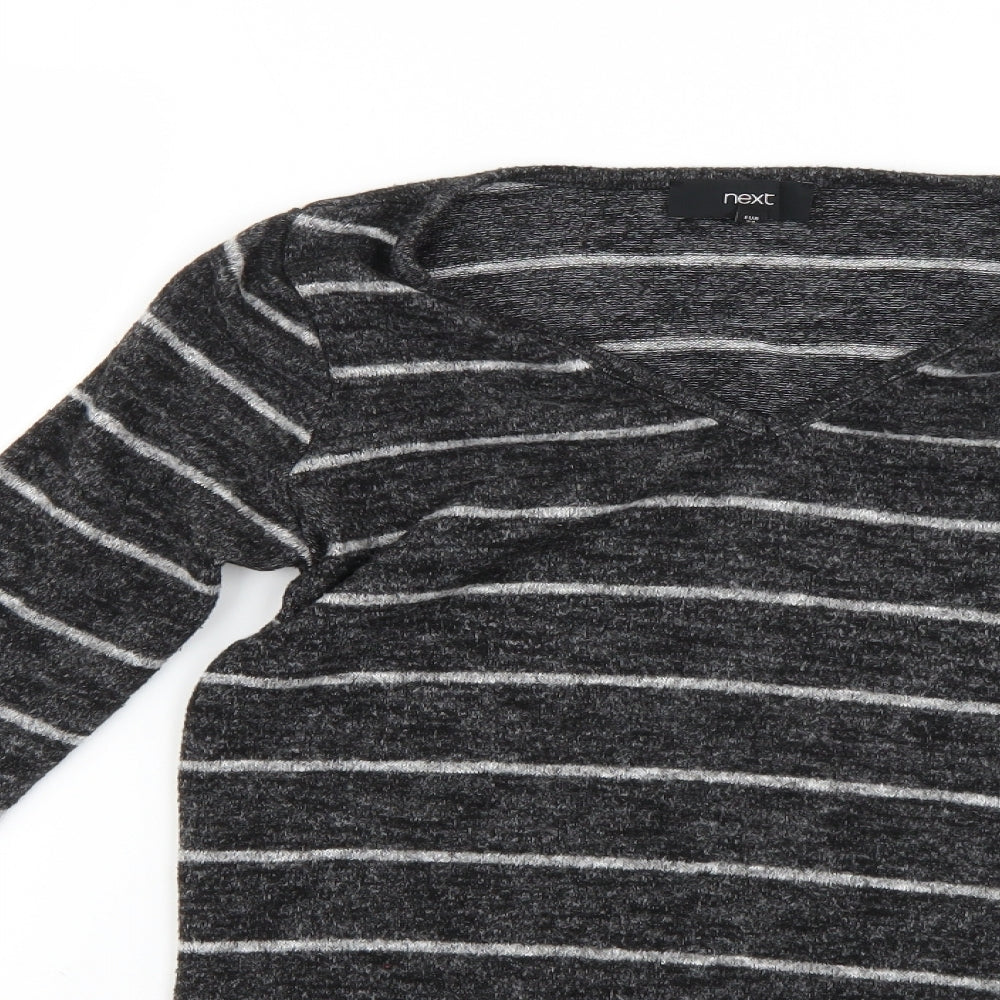 NEXT Womens Multicoloured Striped  Pullover Jumper Size 6