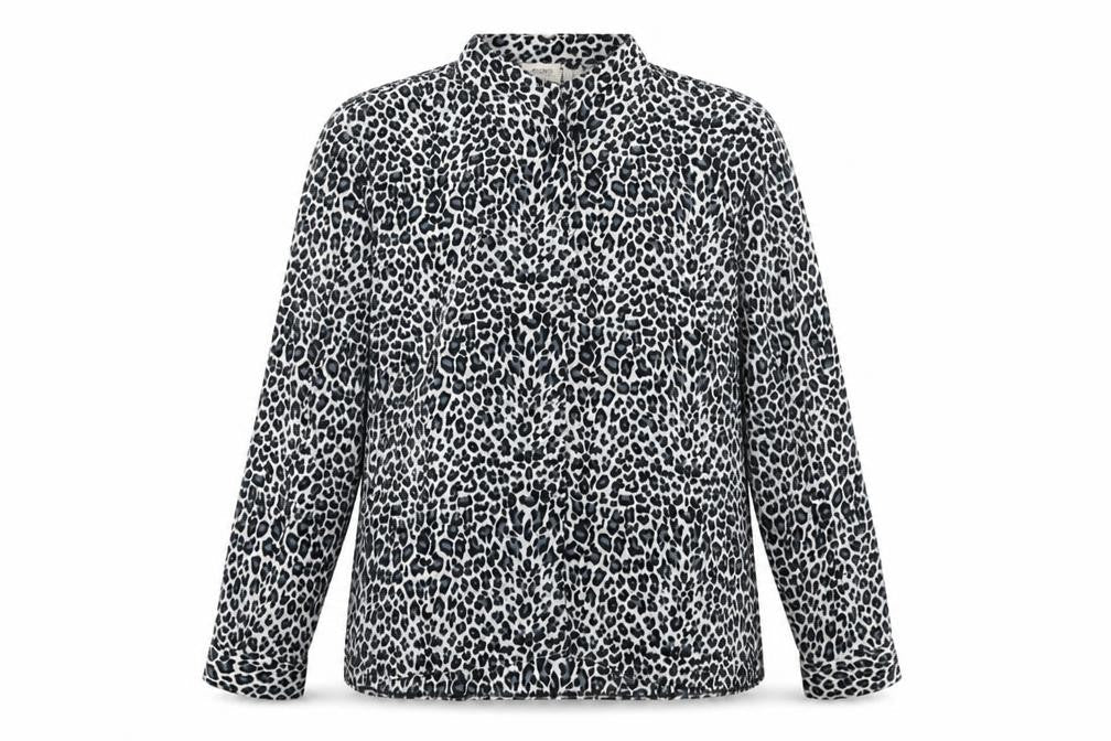 Kiwi Womens Multicoloured Animal Print  Basic Button-Up Size XL