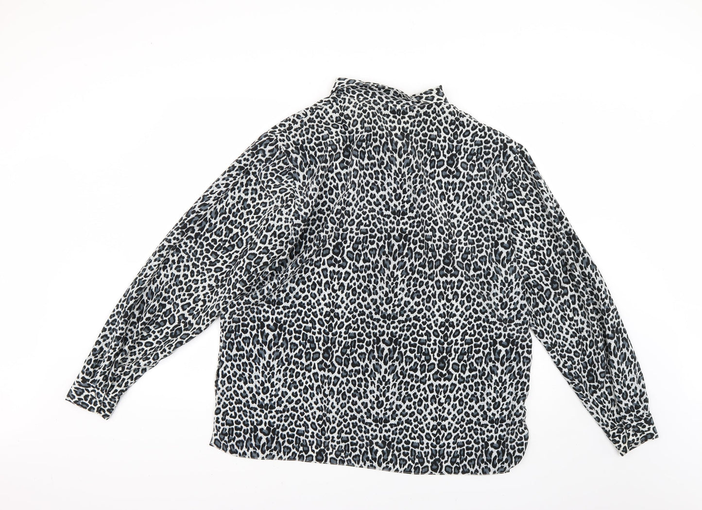 Kiwi Womens Multicoloured Animal Print  Basic Button-Up Size XL