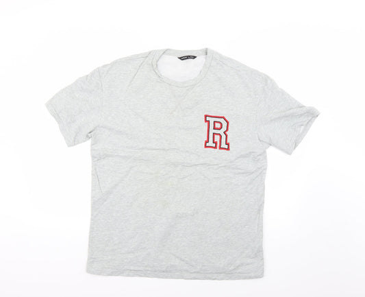 SheIn Mens Grey    T-Shirt Size S