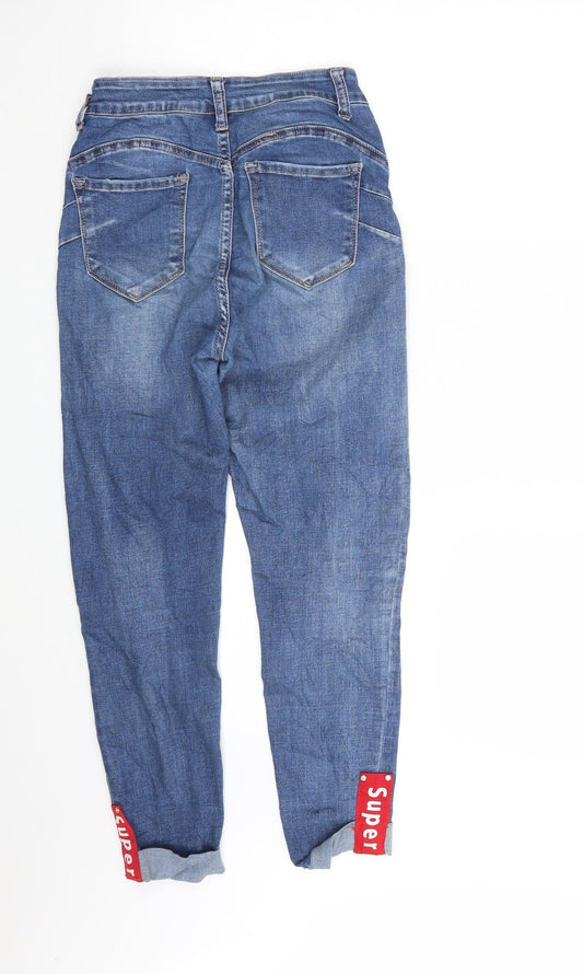 Classics Womens Blue  Denim Cropped Jeans Size 24 in L25 in