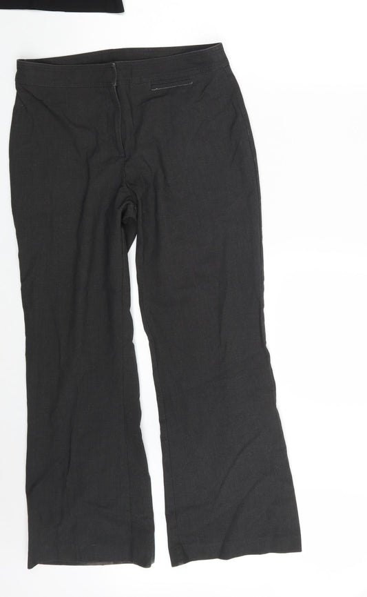 Trutex Womens Black   Dress Pants Trousers Size 30 in L28 in