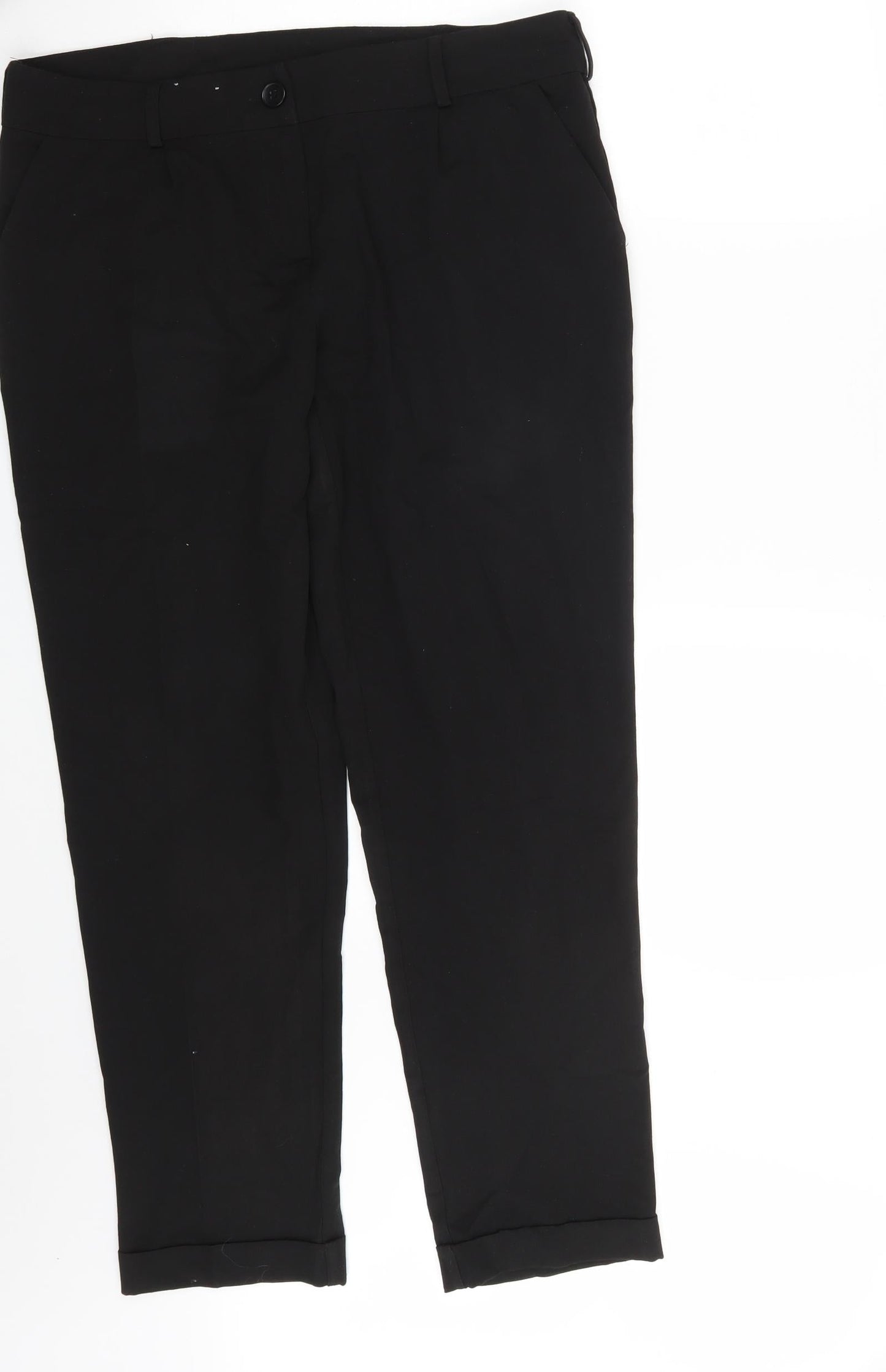 New Look Womens Black   Trousers  Size 14 L29 in