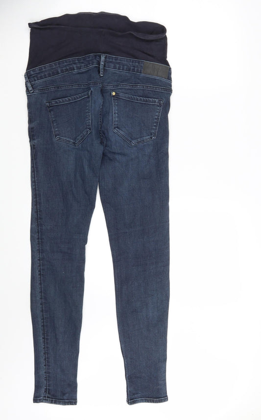 H&M Womens Blue  Denim Mom Jeans Size 8 L30 in
