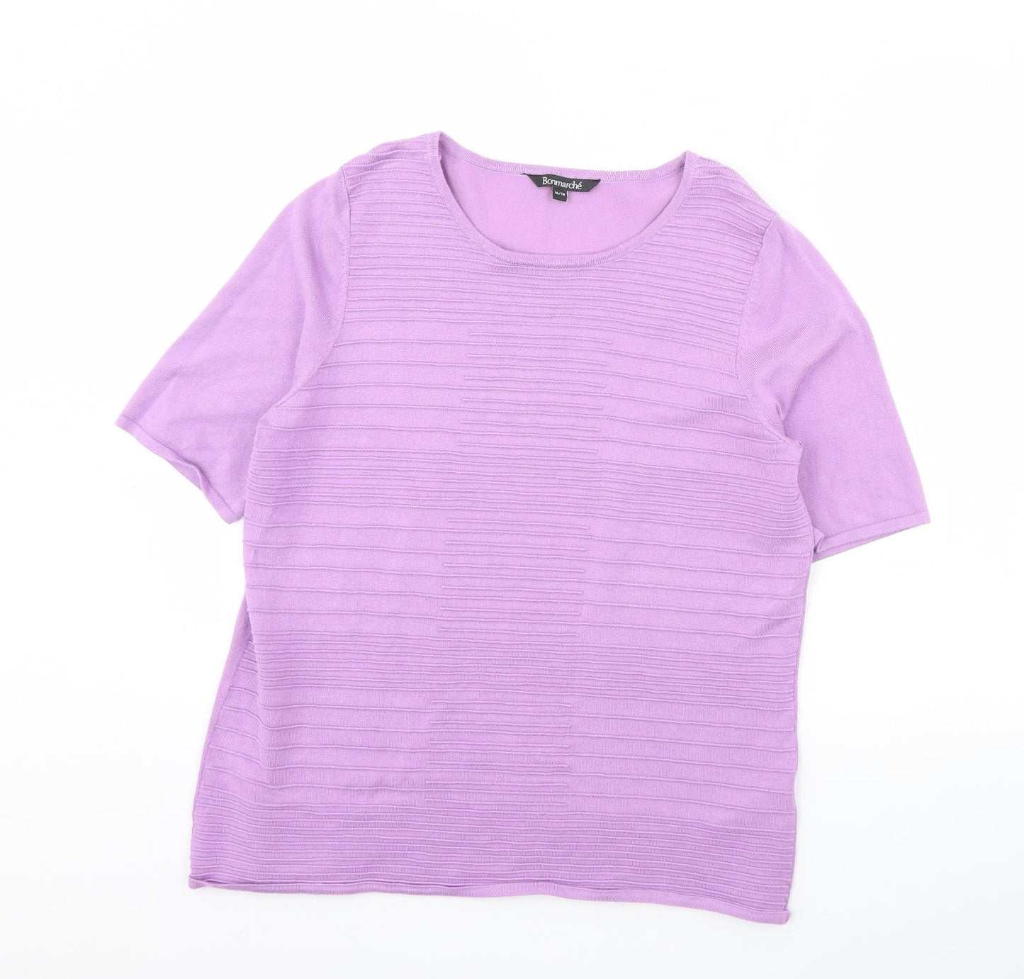 Bonmarché Womens Purple   Pullover Jumper Size 16