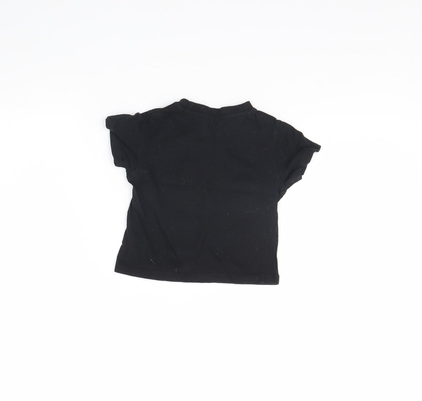 Pep &co Baby Black   Basic T-Shirt Size 9-12 Months