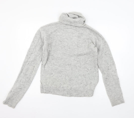 H&M Womens Grey  Knit Pullover Jumper Size S