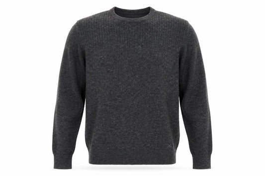 Crew Mens Clothing Grey Knit Pullover Jumper Size S