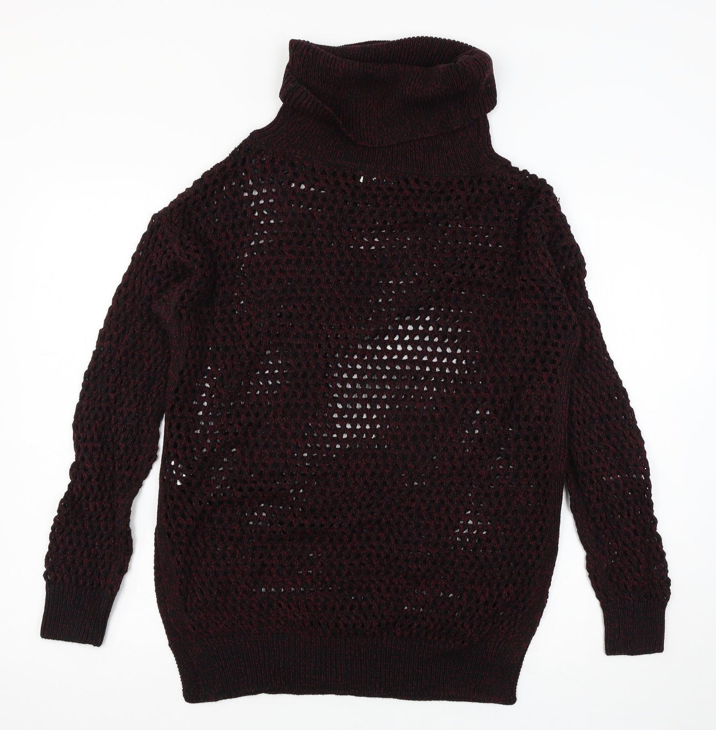 Matalan Womens Purple  Knit Pullover Jumper Size M