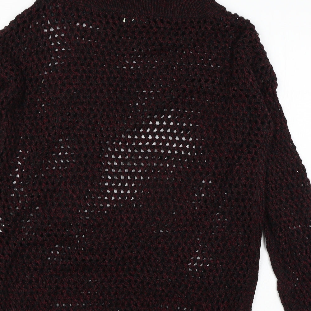 Matalan Womens Purple  Knit Pullover Jumper Size M