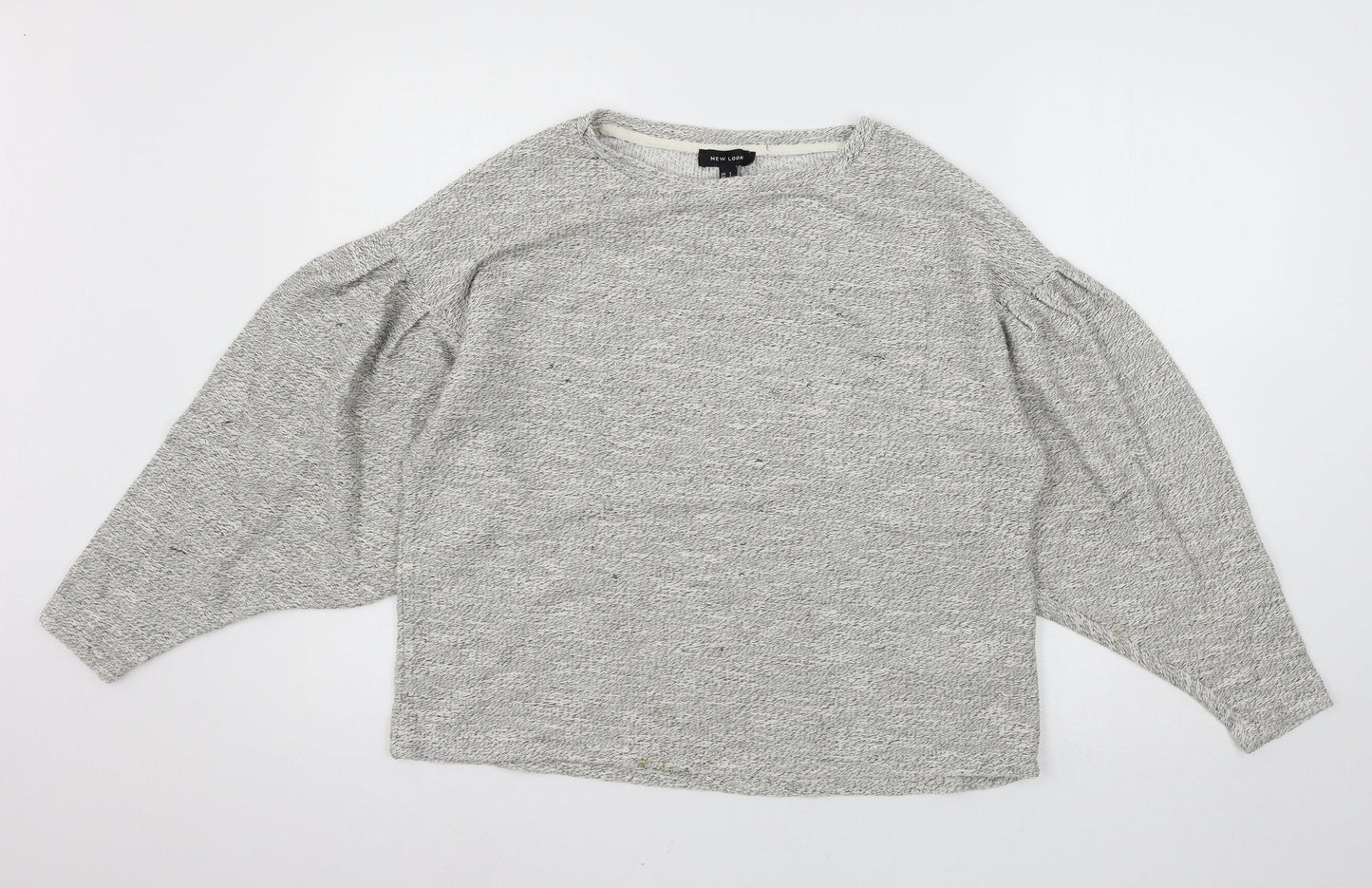 New Look Womens Grey  Jersey Pullover Jumper Size S
