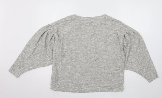 New Look Womens Grey  Jersey Pullover Jumper Size S