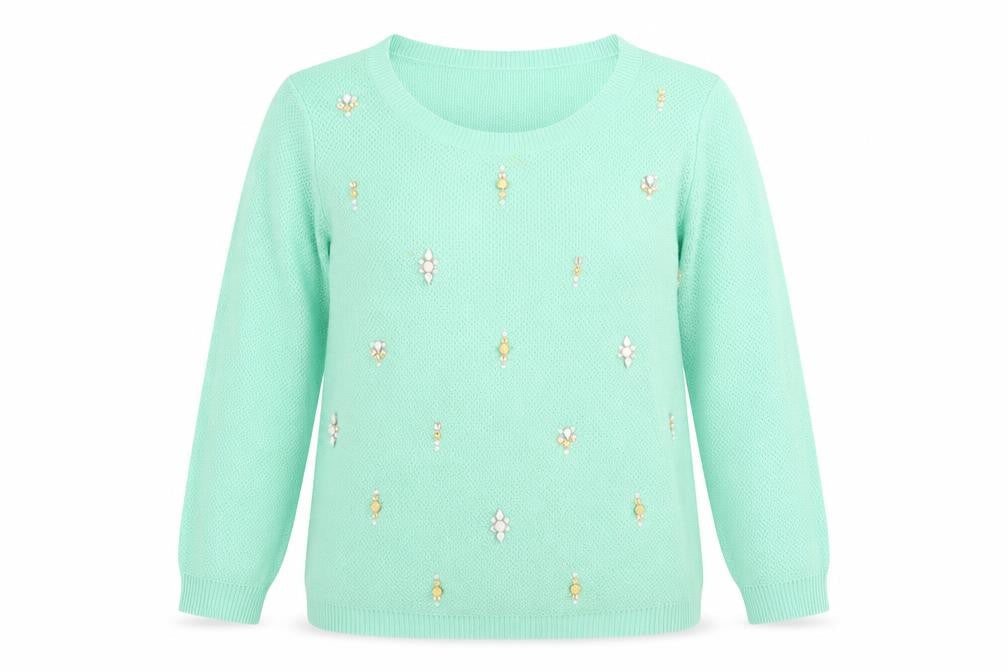 M&S Womens Green   Pullover Jumper Size 8