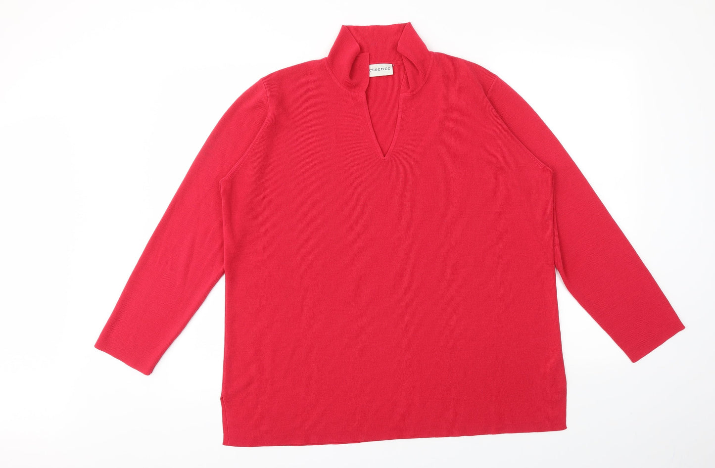 essence Womens Red   Pullover Jumper Size 18