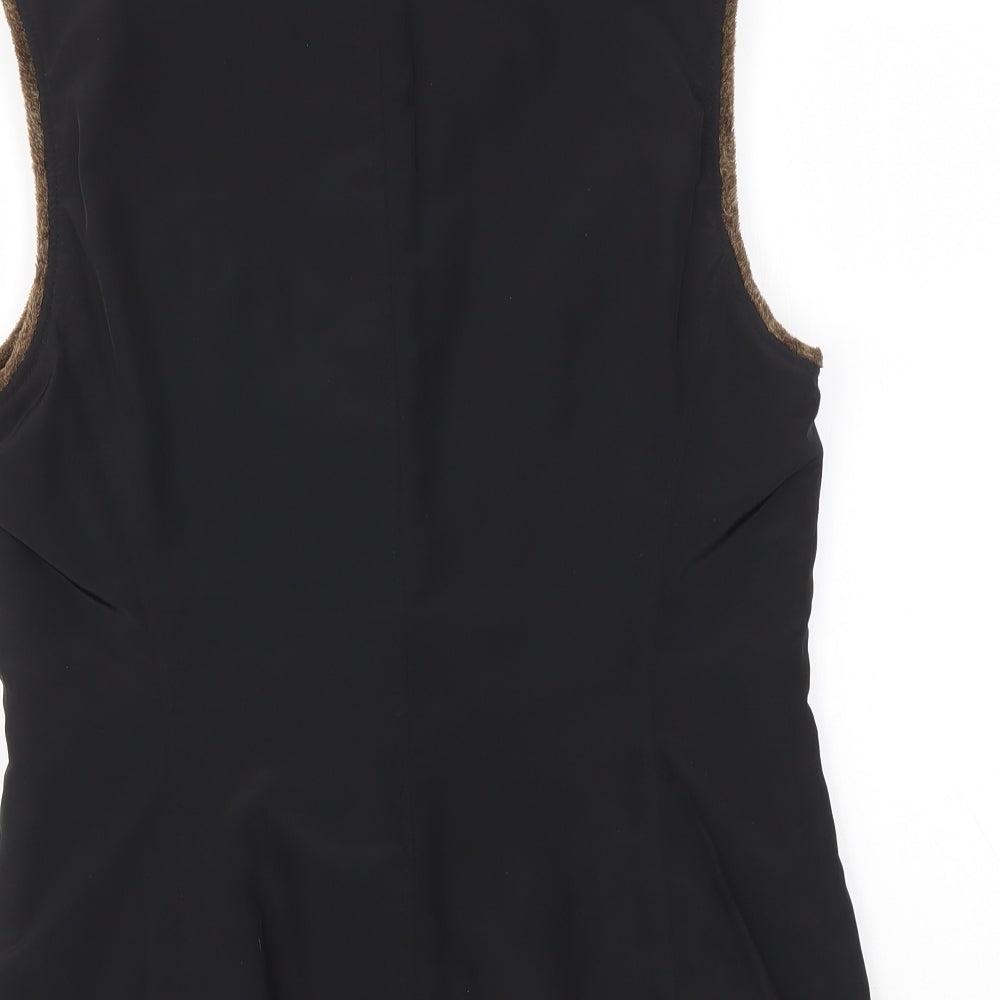 PLANET  Womens Black   Gilet Coat Size 8