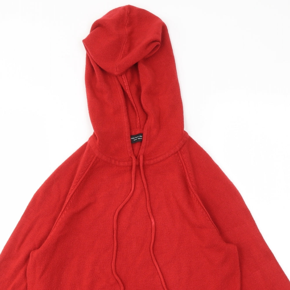 Dorothy Perkins Womens Red   Pullover Jumper Size 12