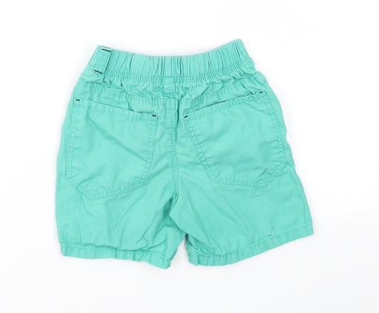 Rebel Boys Green Houndstooth  Cargo Shorts Size 2 Years