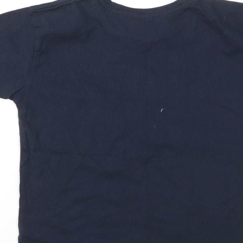 Preworn Boys Blue   Basic T-Shirt Size 7-8 Years