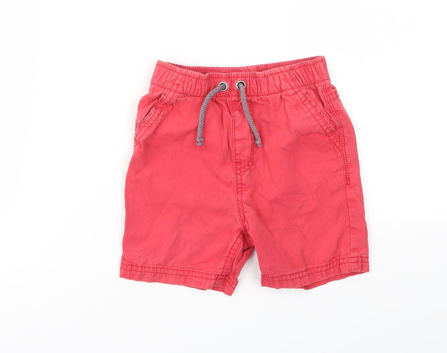 George Boys Red   Cargo Shorts Size 2-3 Years