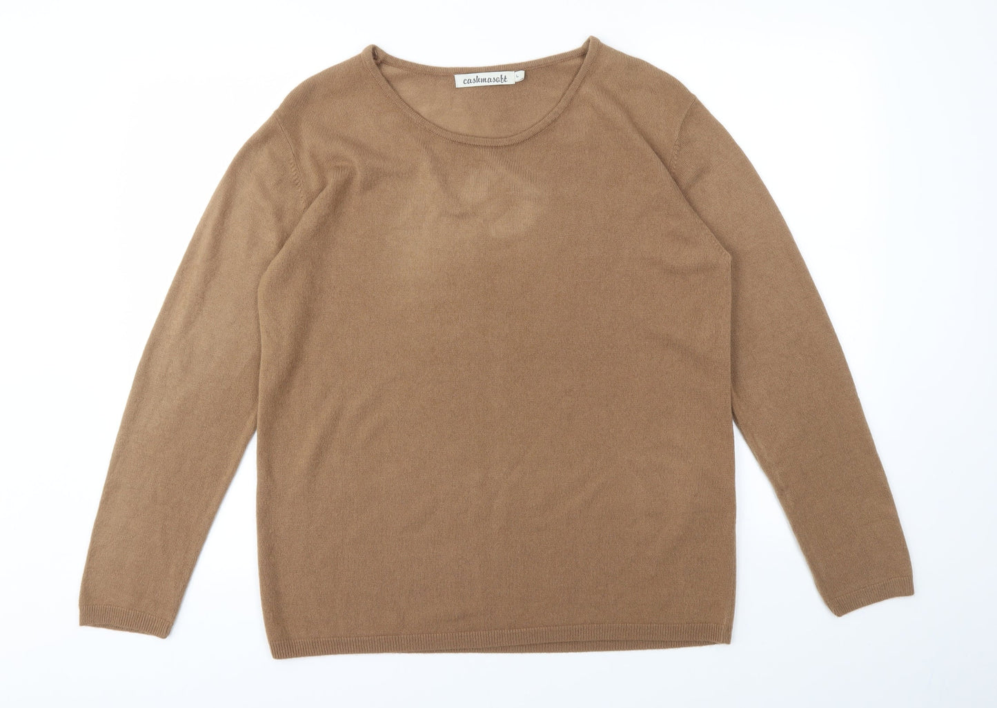 CASHMASOBT  Womens Beige   Pullover Jumper Size L