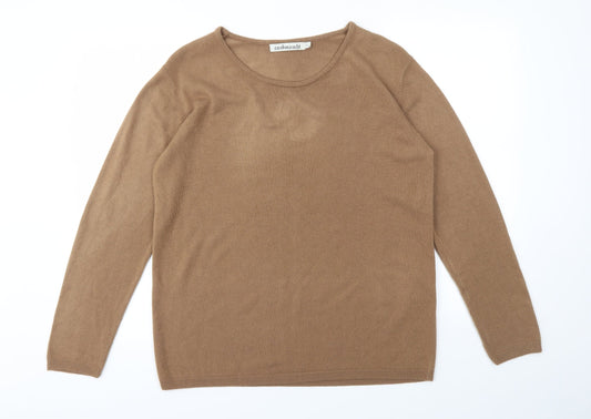 CASHMASOBT  Womens Beige   Pullover Jumper Size L