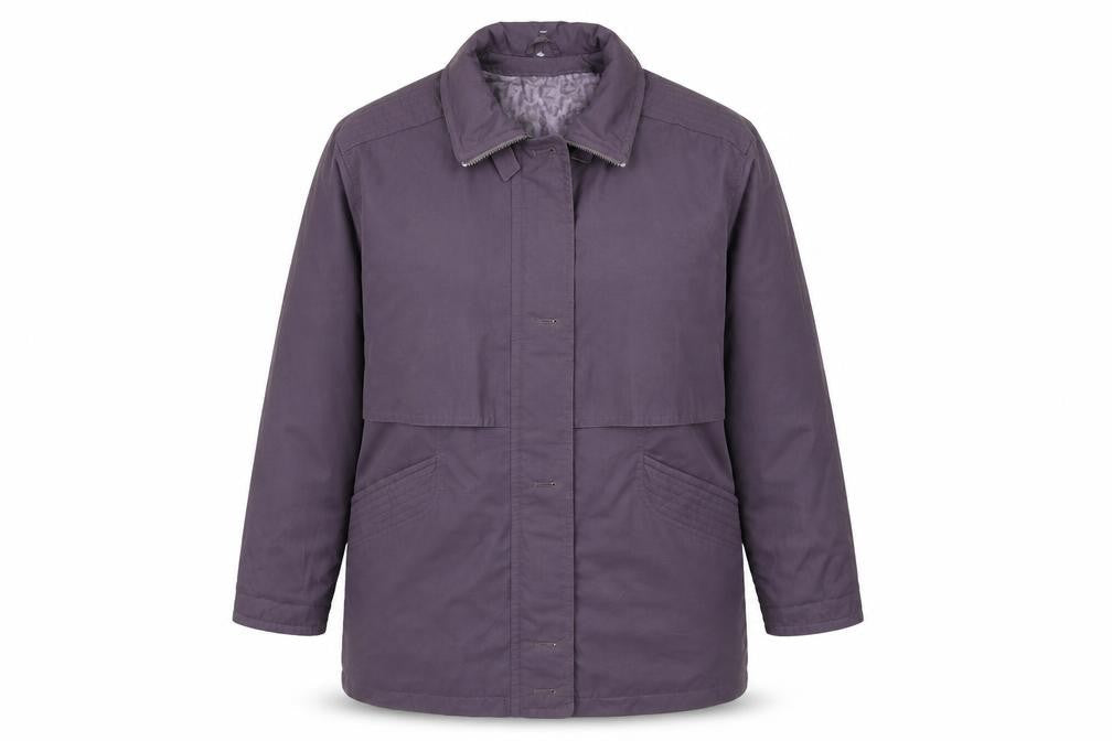 Preworn Womens Purple   Jacket Coat Size 8