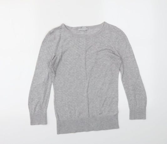 H&M Girls Grey   Pullover Jumper Size XS