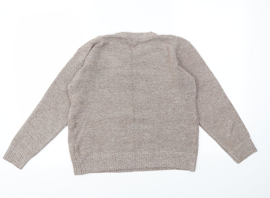 PURE &NATURAL Womens Brown   Pullover Jumper Size M
