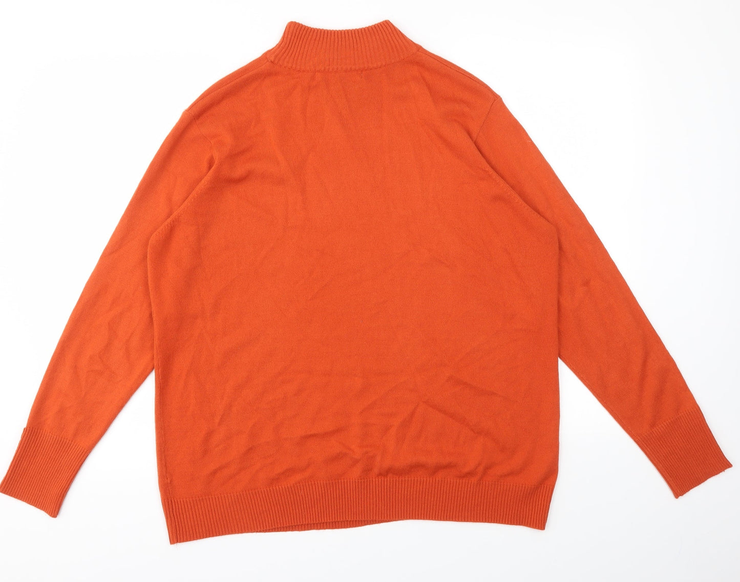 ISLE Womens Orange   Pullover Jumper Size XL