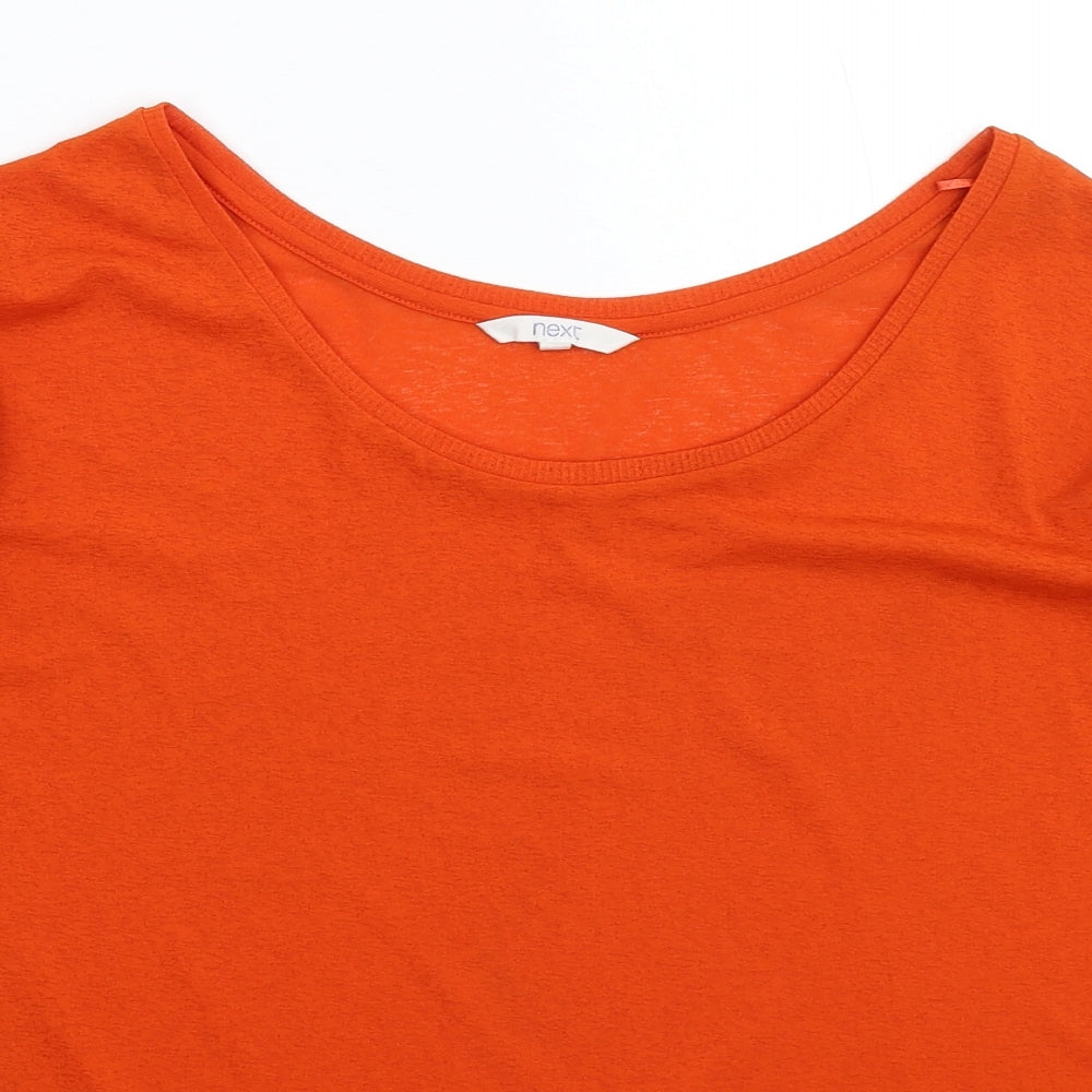 NEXT Womens Orange   Basic Blouse Size 8