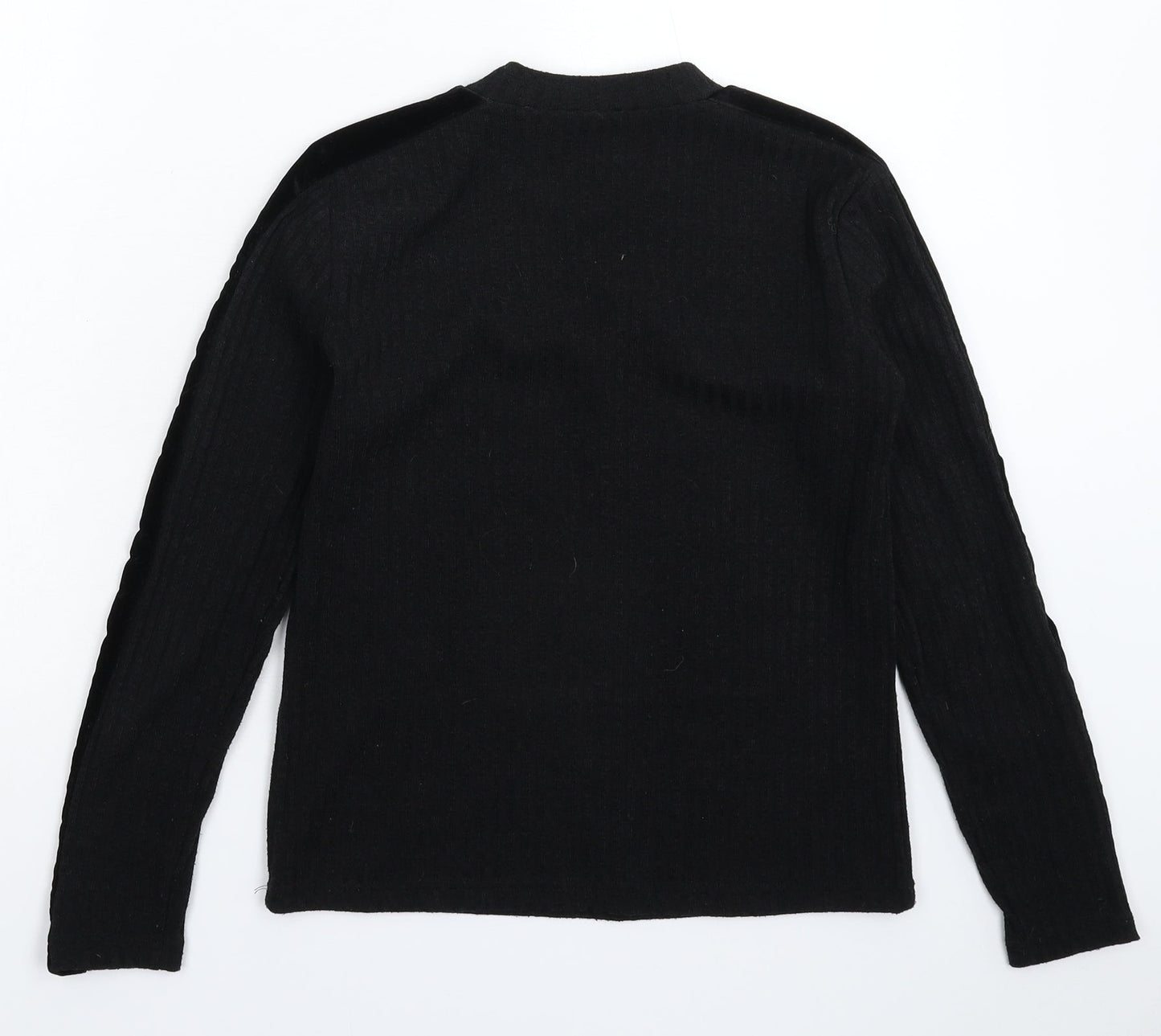 JDY Womens Black  Knit Pullover Jumper Size S