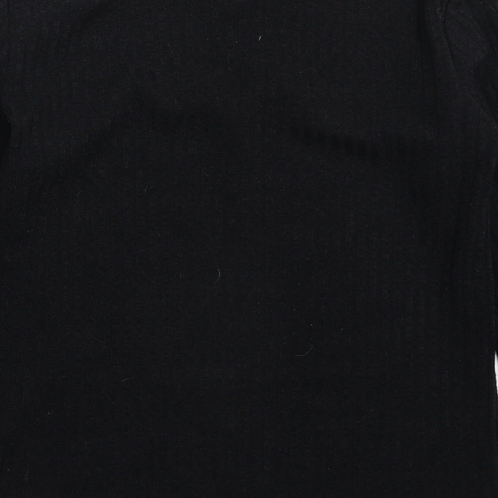 JDY Womens Black  Knit Pullover Jumper Size S