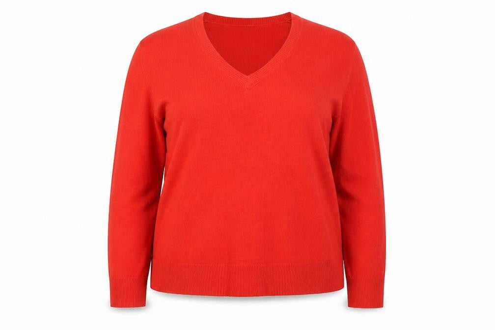 M&S Womens Red   Pullover Jumper Size 16