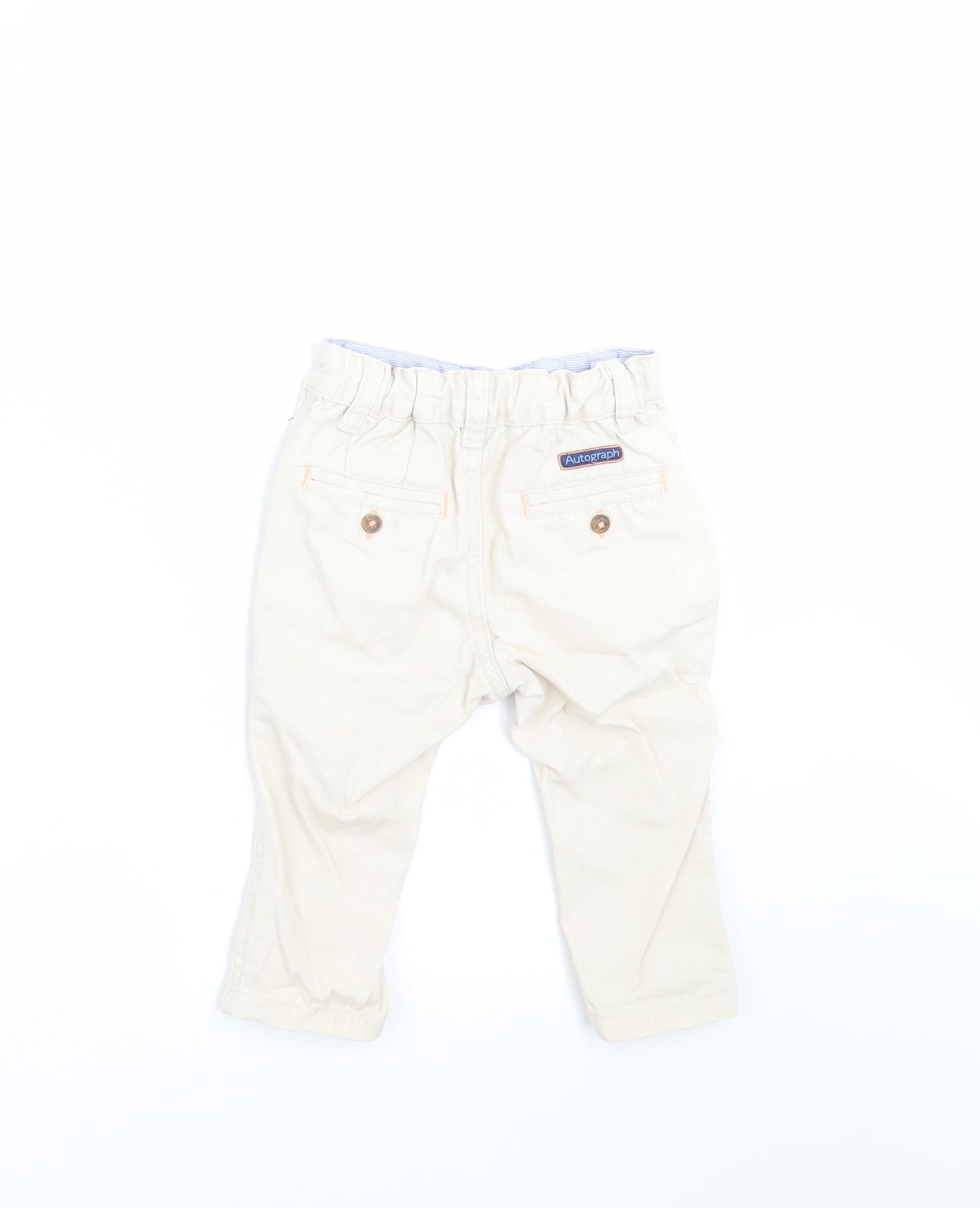 Marks and Spencer Baby Beige  Denim  Jeans Size 6-9 Months
