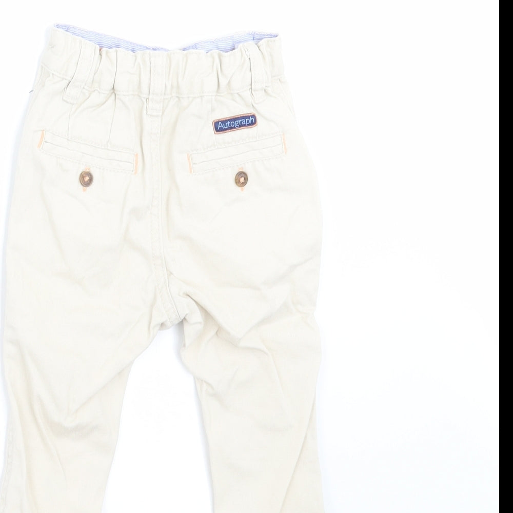 Marks and Spencer Baby Beige  Denim  Jeans Size 6-9 Months