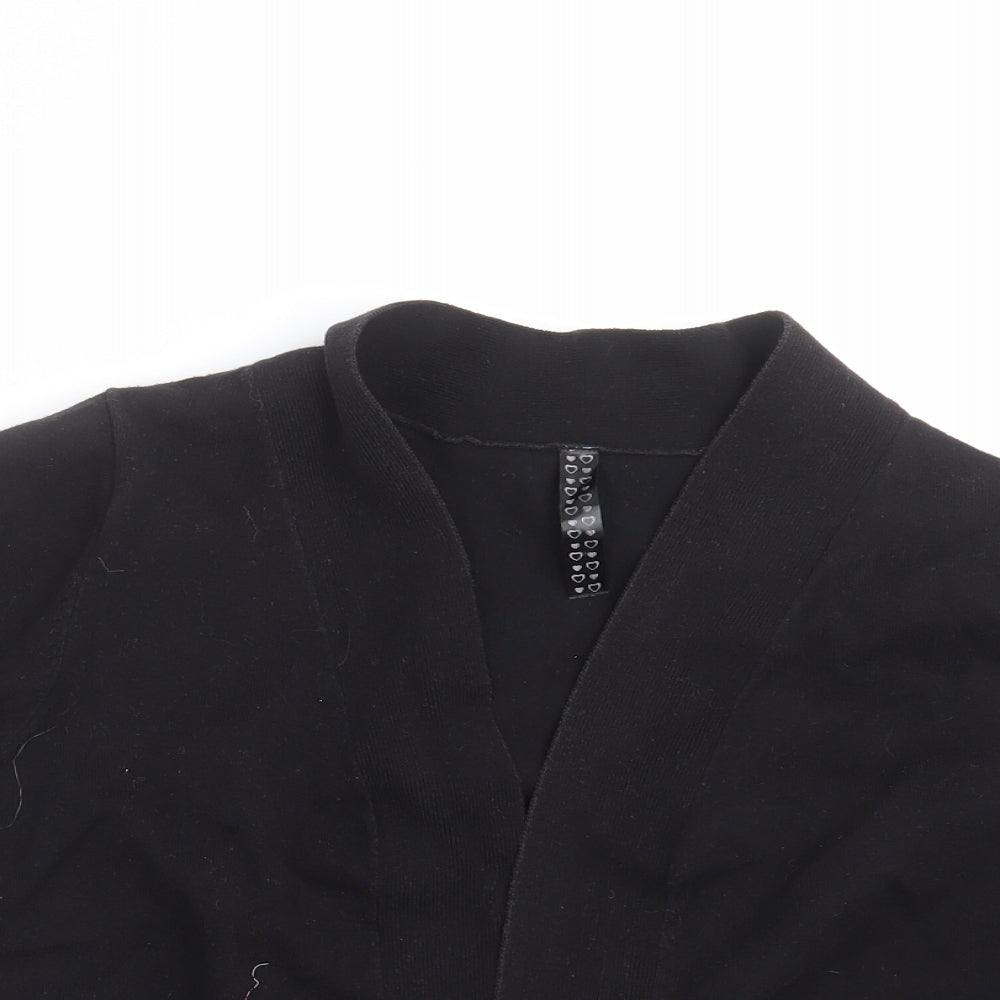 Arcadia Group Womens Black  Knit Cardigan Jumper Size 20